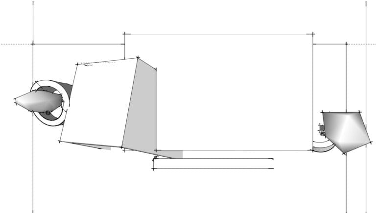 boceto stand feria